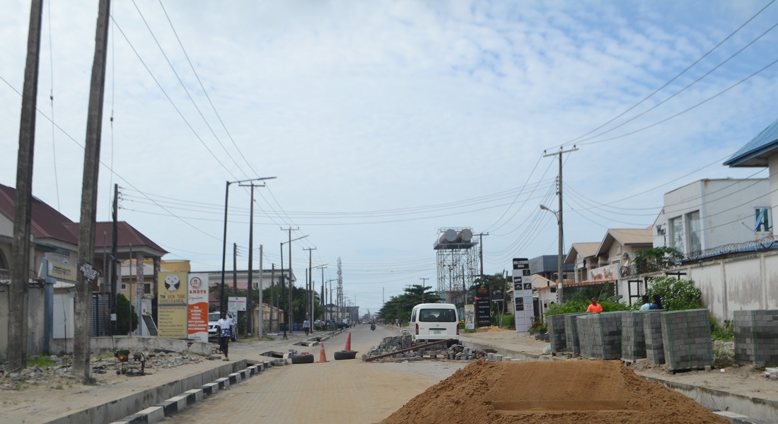 construction of roads in Lekki Schemes